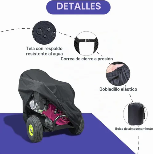 Vista 4 de Cubierta universal resistente a la intemperie para lavadora a