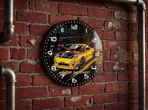 Vista 10 de 12 pulgadas garaje que compite con el reloj de pared del coche silencioso