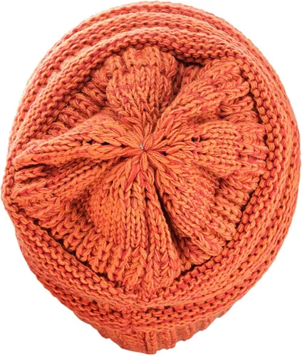 Vista 5 de NYFASHION101 Unisex Multicolor Warm Cable Knit Thick Beanie Cap