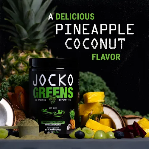 Vista 5 de Jocko Fuel Paquete de 2 – Jocko Greens Powder + Chocolate Mölk Protein Powder