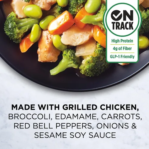 Vista 4 de Healthy Choice Simply Steamers - Salteado de pollo y verduras, comida congelada, 9.25 onzas