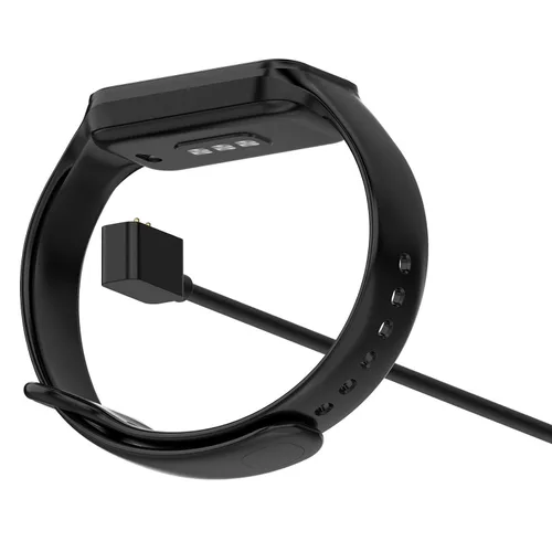 Vista 4 de Cargador compatible con Mi Band 8/8 Pro/Redmi Watch 3 Active/Lite Smart Watch Cable de carga USB Cable de repuesto 1M (negro)