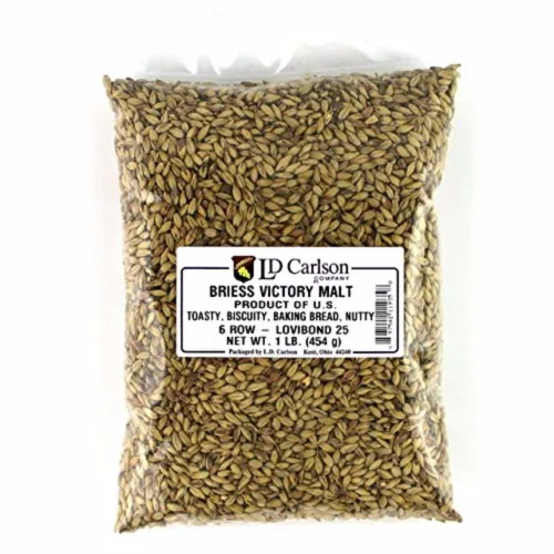 Vista 19 de Briess 26-QVZH-HVSI Grano de malta de cerveceros estadounidenses para elaboración de cerveza y cerveza casera 1 lb. (2 filas de cerveceros), marrón