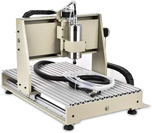 Vista 7 de Futchoy 4-Axis USB CNC 6040 Router máquina de grabado PCB Fresadora con controlador 110V 1.5KW VFD Enrutador refrigerado por agua Máquina de grabado