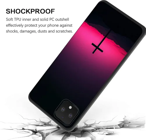 Vista 128 de Funda delgada para Google Pixel 4 XL, funda delgada de silicona de TPU suave a prueba de golpes para Google Pixel 4 XL, astronauta Galaxy