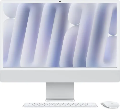 Vista 10 de Apple Computadora de escritorio todo en uno iMac 2024 con chip M4 con CPU de 8 núcleos, GPU de 8 núcleos: diseñada para Apple Intelligence, memoria