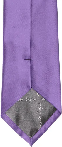 Vista 526 de tiemart Corbata de color sólido para hombre Longitud estándar