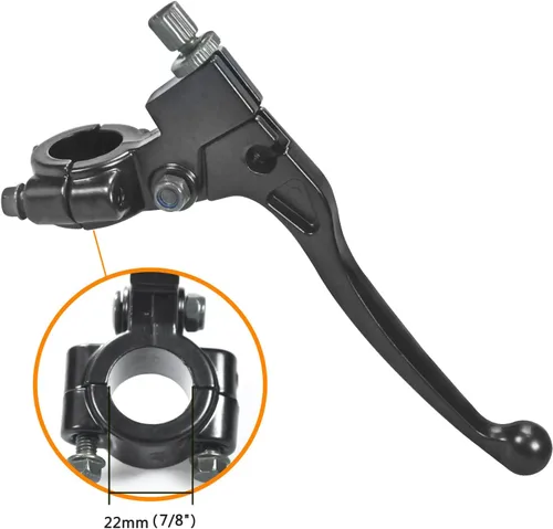 Vista 3 de HOLATO 22mm 7/8" Palanca de Freno y Embrayage Izquierda para Manillares de Motoneta Coleman CT200U BT200X CT100U Baja Massimo MB165 MB200 Yerf-Dog