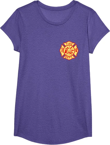 Vista 61 de Camiseta con logotipo de bomberos con símbolo de bombero, Negro