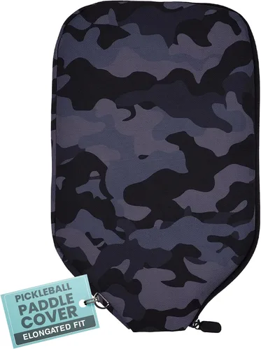 Vista 32 de Palms-O-Aces Pickleball Paddle Cover Canvas Padded Pickleball Paddles Sleeve with Zipper Lightweight Protective Paddle Case for Standard Paddles