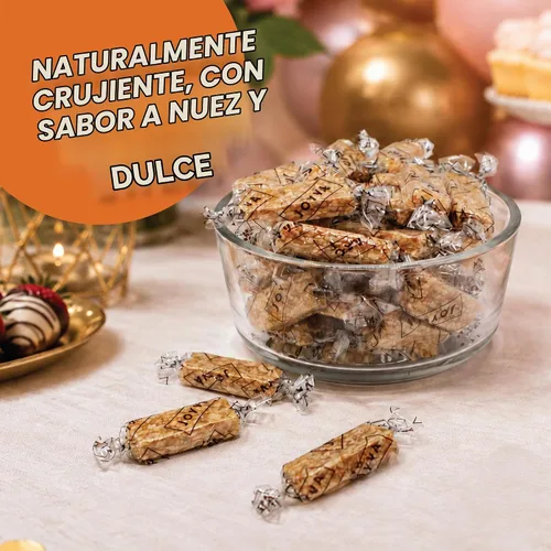 Vista 9 de Barras de caramelo crujientes de semillas de sésamo con miel, bolsa de 1