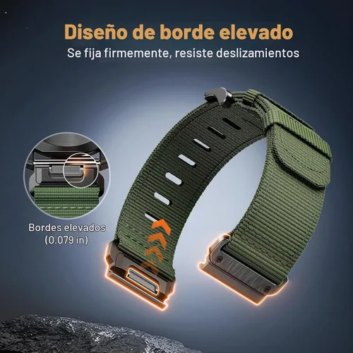 Vista 4 de Compatible con Garmin Fenix 6 Watch Band para Fenix 8 1.850 in/8 Pro 1.850 in/Fenix 7/Fenix 6 Pro/5/5 plus, 0.866 in Quickfit Correa de reloj Verde