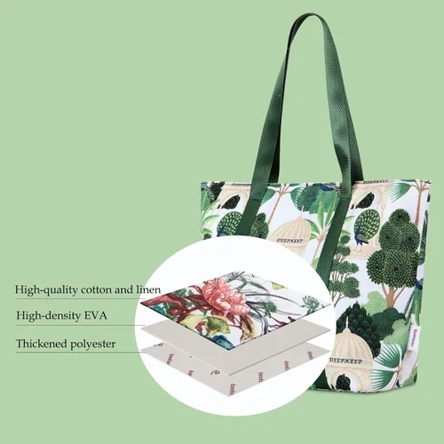 Vista 4 de Deepkeep Bolsos de mano bolso de mujer bolso de hombro de viaje de moda grande