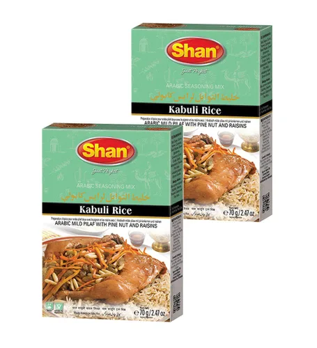 Vista 310 de Shan Chicken 65 - Mezcla de recetas y condimentos de 2.1 oz (60 g) - Polvo de especias para pollo frito picante agridulce - Adecuado