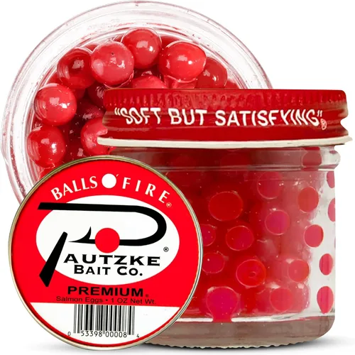 Vista 13 de Pautzke Balls O' Fire - Cebo para huevos de salmón 3-Etiqueta verde