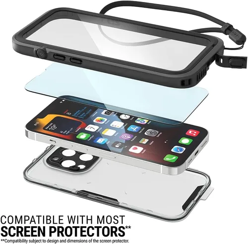 Vista 7 de Catalyst Funda de protección total para iPhone 13 Pro – 5 veces más impermeable iPhone 13 Pro, pantalla altamente sensible e identificación facial
