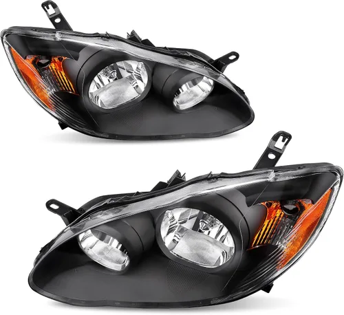Vista 13 de oEdRo Switchback - Conjunto de faros delanteros LED compatibles con Accord 2003 2004 2005 2006 2007 DRL, par de repuesto con carcasa negra