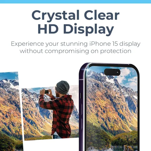 Vista 8 de Protector de pantalla de privacidad compatible con iPhone 15 Pro Max, vidrio templado, protección antiespía