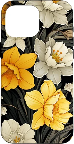 Vista 19 de Daffodil Flower Pattern Modern Floral Case for iPhone 17