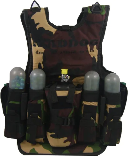 Vista 3 de MAddog® Chaleco táctico deportivo de paintball arnés