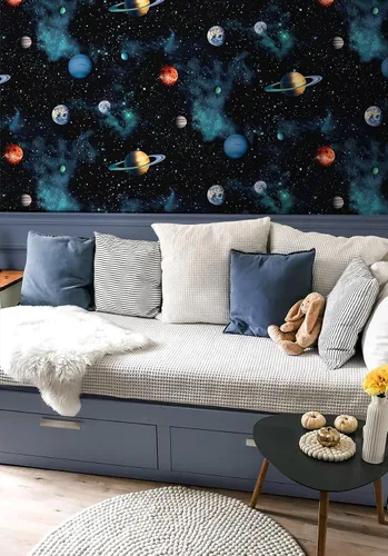 Vista 6 de NextWall Cosmos Space - Papel tapiz autoadhesivo