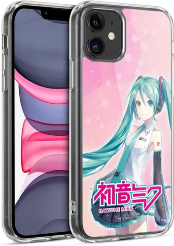 Vista 162 de Head Case Designs Licencia Oficial Hatsune Miku Gráficos Lindos Carcasa de Gel [Protección de Grado Militar] Compatible con Apple iPhone 7