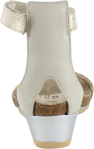 Vista 4 de NAOT Footwear Pixie Sandalia de cuña para mujer con plantilla de corcho y plantilla de soporte de arco - Correa de tobillo ajustable - Comodidad