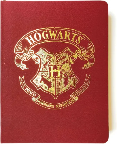 Vista 7 de Paper House Productions Harry Potter - Diario de 8" con acento de papel de aluminio y cubierta suave, con marcador de página de cinta de raso