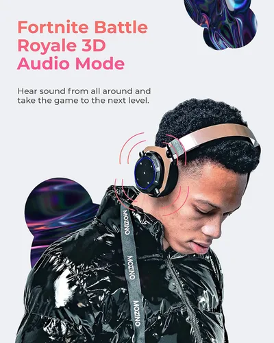 Vista 8 de CEEK VR 360 Advanced - Auriculares inalámbricos Bluetooth, color negro