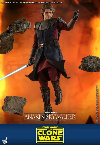 Vista 4 de Hot Toys 1:6 Anakin Skywalker - Star Wars: The Clone Wars, multicolor