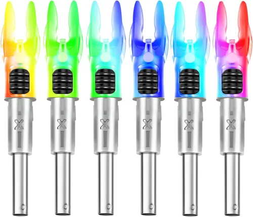Vista 8 de DEEPOWER X Culatines Iluminados para Flechas .204"/.233"/.244"/.246" con Interruptor de Encendido/Apagado con Bujes H, S, GT