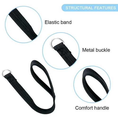 Vista 3 de 2 correas de muñeca antideslizantes para cochecito de bebé, arnés de muñeca multiusos para cochecito de bebé, cinturones para cochecito de bebé