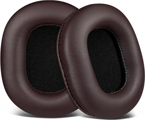 Vista 12 de SOULWIT Almohadillas de repuesto para auriculares de monitor Audio Technica ATH M50X M50XBT M50RD M40X M30X M20X MSR7 SX1, almohadillas con piel