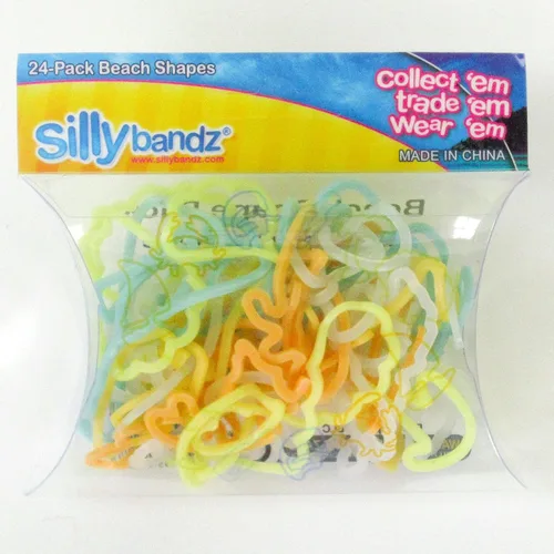 Vista 2 de Silly Bandz Pulseras de goma con forma de 24 unidades con formas de playa