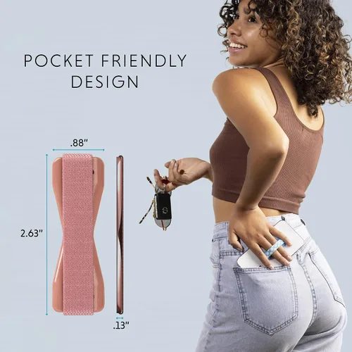 Vista 2 de LOVEHANDLE - Asidero universal para teléfono para la mayoría de los teléfonos inteligentes y tabletas miniaturas, colección de diseño popular, 2