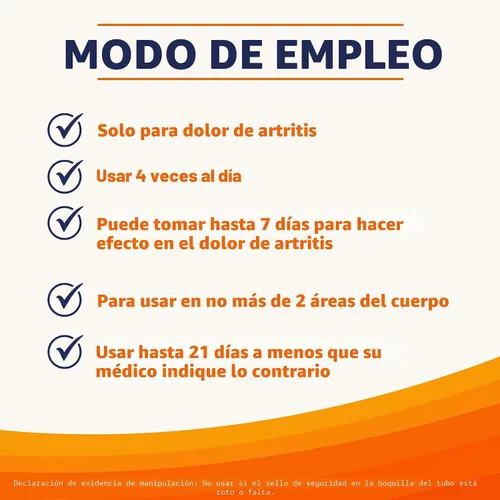 Vista 8 de VOLTAREN Gel de dolor de artritis voltaren para alivio de dolor de artritis tópica, no se necesita prescripción - Tubos de 3.5 oz / 100 g