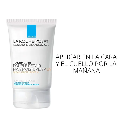 Vista 7 de La Roche-Posay Toleriane - Hidratante UV SPF de doble reparación para cara, hidratante facial diario con protector solar SPF 30, niacinamida