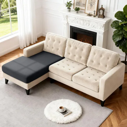 Vista 59 de TAOCOCO Fundas de Cojines de Sofá Elásticas Fundas de Asiento de Silla para Sillón, Fundas de Asiento de Sofá de 1 Pieza Protector de Muebles Suave