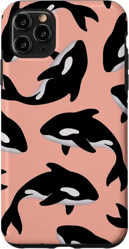 Vista 13 de Orca Whale Ocean Pattern - Carcasa para iPhone 17