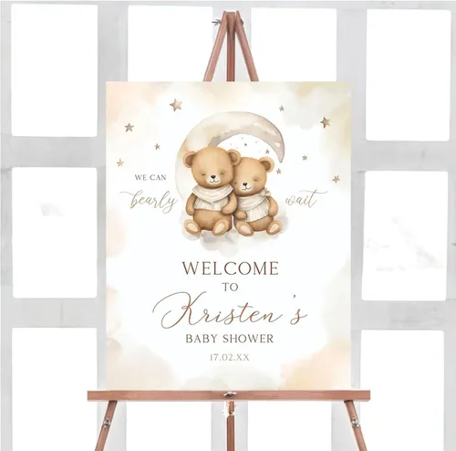 Vista 20 de Letrero de bienvenida para baby shower, personalizado, tema de dinosaurio para eclosionar, varios tamaños