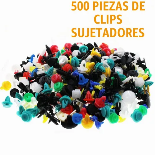 Vista 7 de MOTOALL 500 piezas universales mixtas de nailon para parachoques de automóvil, panel de parachoques, cubierta de motor, retenedor, remache, clips
