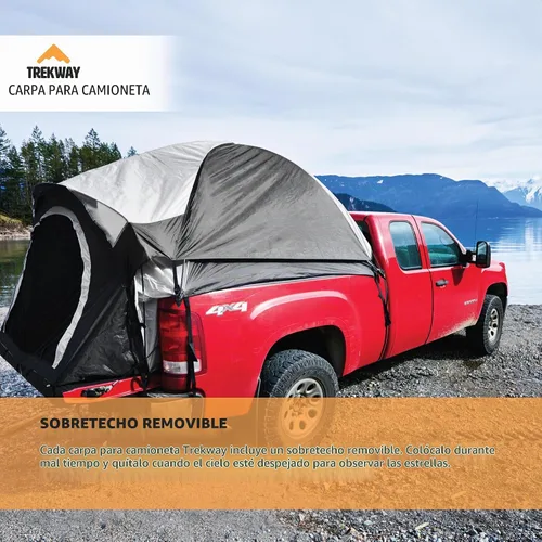 Vista 9 de Offroading - Tienda de campaña para caja de camioneta, longitud de 6.5 pies de caja