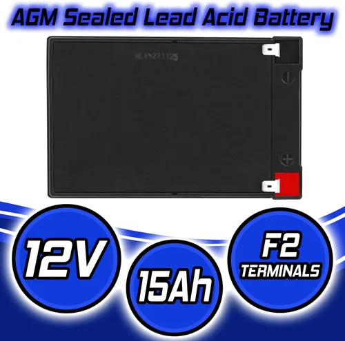 Vista 2 de PowerStar Compatible con batería APC Smart-UPS SC620 - RBC4, 12V 15AH
