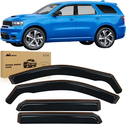 Vista 15 de Nilight protectores de lluvia para canal para Ram 1500 2009 2010 2011 2012 2013 2014 2015 2016 2017 2018 Crew Cab, 2019-2023 Ram 1500 Classic Body