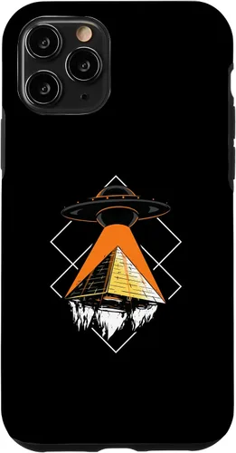 Vista 10 de iPhone 15 Funny Alien Addiction Pyramid Of Cheops UFO Case