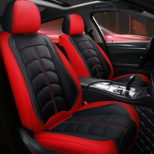 Vista 11 de Funda de asiento de automóvil para Mini Cooper 2002-2012, duradera, resistente al desgaste, impermeable, transpirable, sin olor, accesorios para Rojo