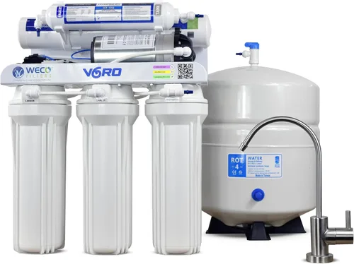 Vista 10 de WECO VGRO Sistema de filtración de agua potable de ósmosis inversa de alta eficiencia para debajo del fregadero de 36 galones por día con kit