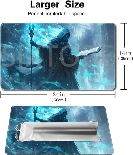 Vista 2 de Juego de mesa MTG de 14 x 24 pulgadas, compatible con OCG CCG RPG TCG Playmats (Call of Death)