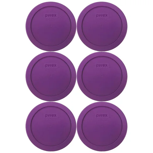 Vista 8 de Pyrex 7201-PC (4 tazas) Berry Pink Tapa de almacenamiento para cuencos de Rosado Berry