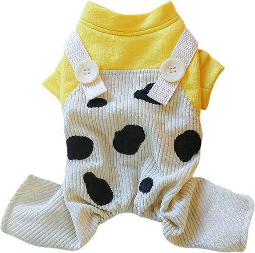 Vista 29 de Ropa para perros de verano con lazo, camisas elegantes para mascotas para perros pequeños, niños y niñas, cachorros, overol clásico, traje clásico